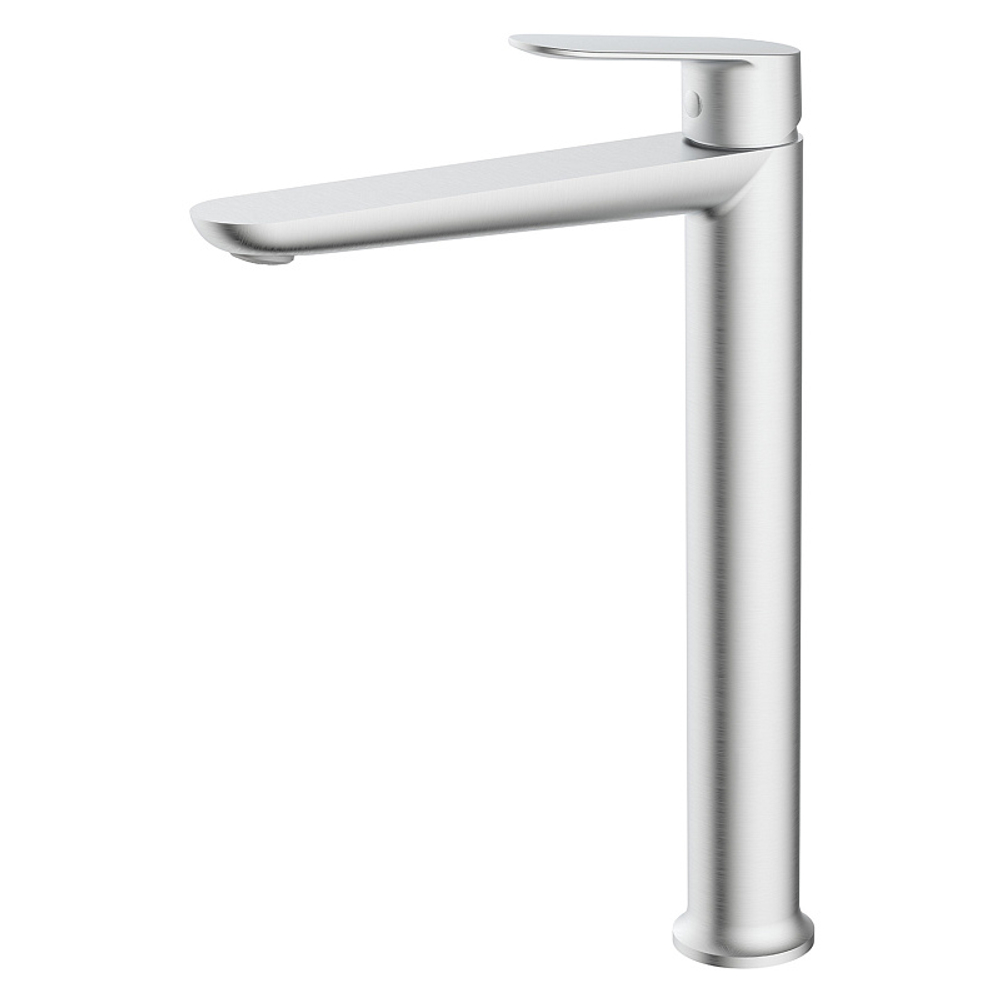 Смеситель для раковины-чаши Azario Alanti высокий, керамический картридж, сатин (AZ-K9032BN)