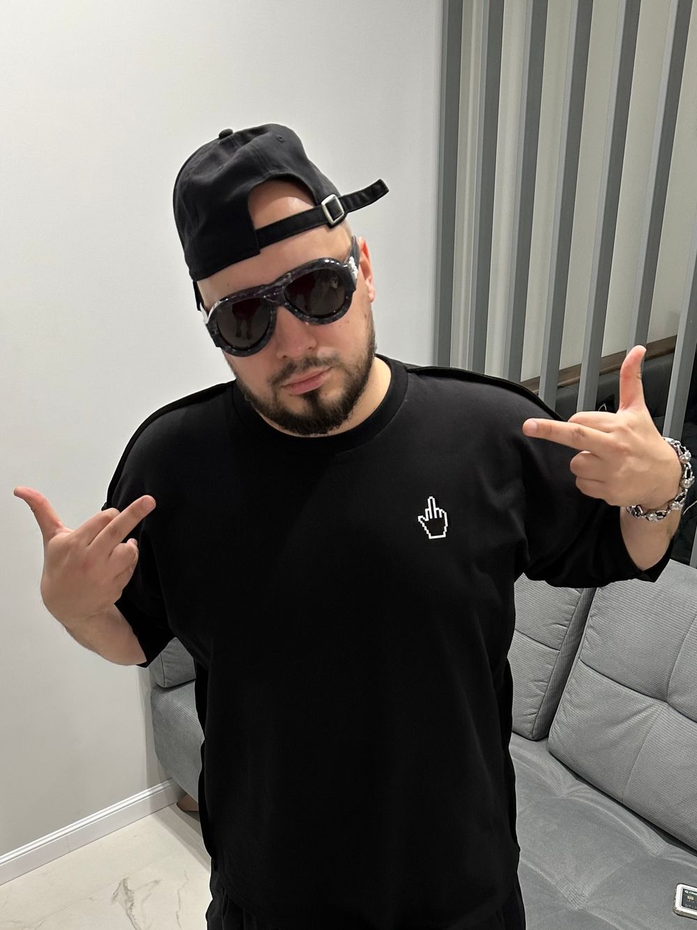 Футболка оверсайз(унисекс) плотная «ФАК»