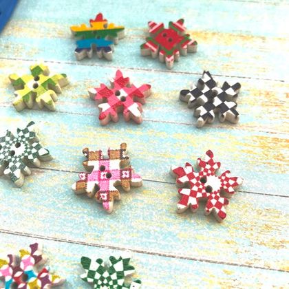 Купить оптом 051-2094 Пуговицы деревянные 