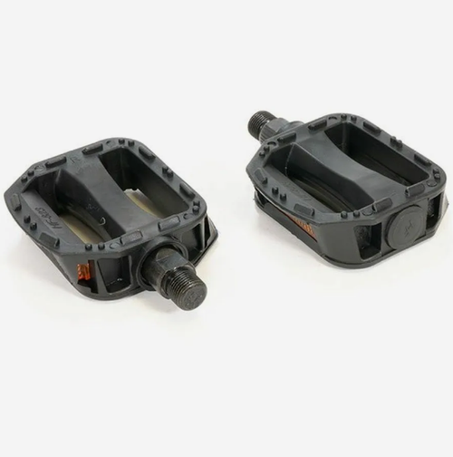 Педали детские TRIX KIDS, пластиковые, 96x83мм, резьба 9/16", черные