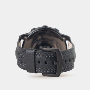 Ремешок для часов Garmin 47 mm классический из кожи теленка, черного цвета