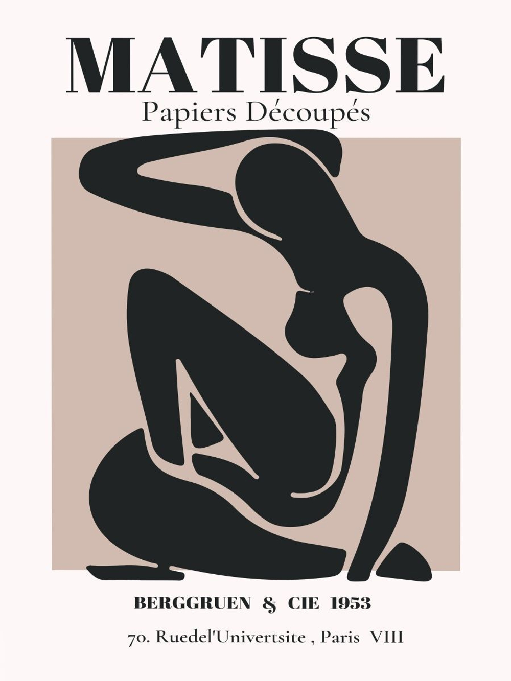 Набор постеров 50х70 матис 2 шт бежевые арт 170873849 ТТН 246259199