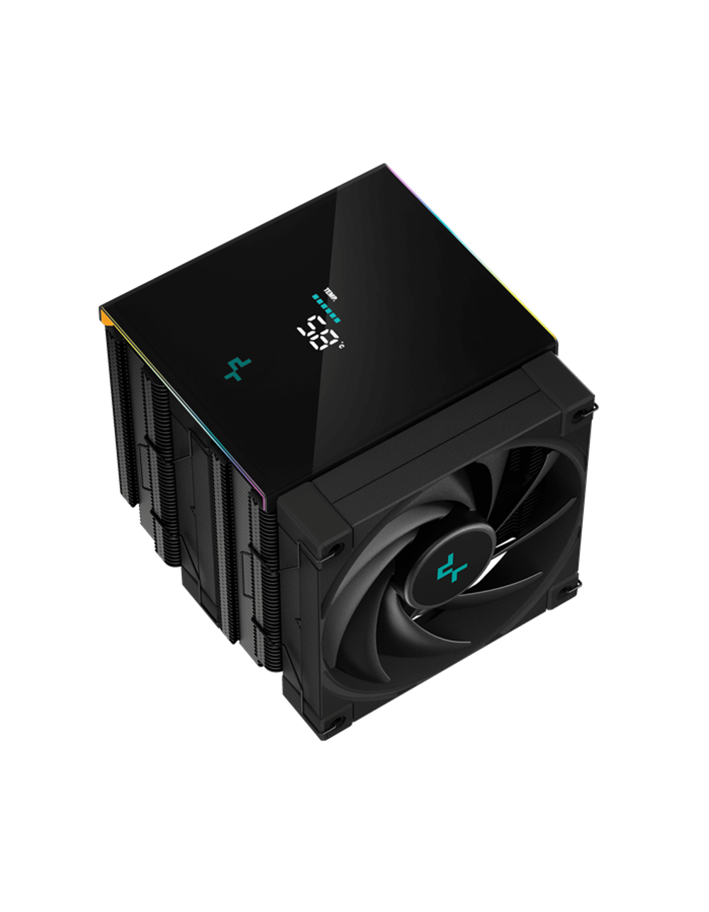 DEEPCOOL AK620 DIGITAL LGA20XX/1700/1200/115X/AM5/AM4 (8шт/кор, TDP 260W, PWM, DUAL Fan 120mm, 6 тепл. трубок, черный) RET