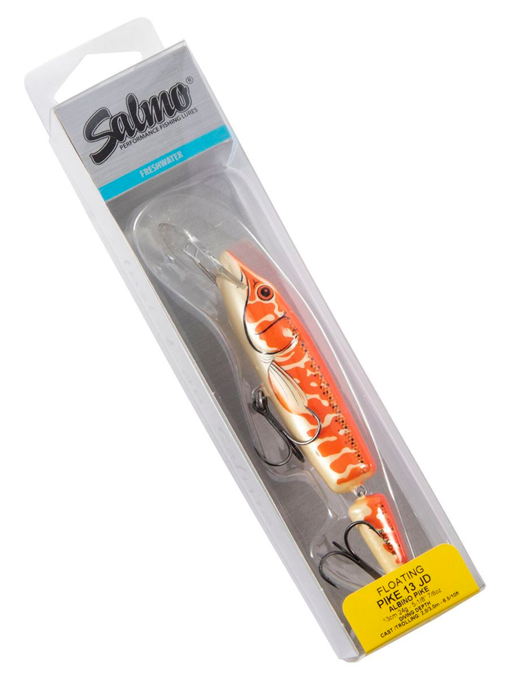 Воблер плавающий двусоставной Salmo PIKE JDR 13/RPE