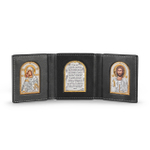 Складень карманный Спаситель Молитва Владимирская 90х255мм