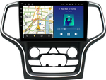 Магнитола для Jeep Grand Cherokee WK2 2013-2021 (взамен 8.4" экрана) - Carmedia EW-1076-2 QLed 10" монитор на Android 12, ТОП процессор, CarPlay, 4G SIM-слот