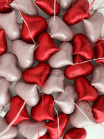 Фольгированные сердца под потолок