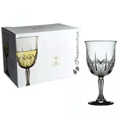 Набор бокалов для вина 270мл 6шт «Карат» 440147B