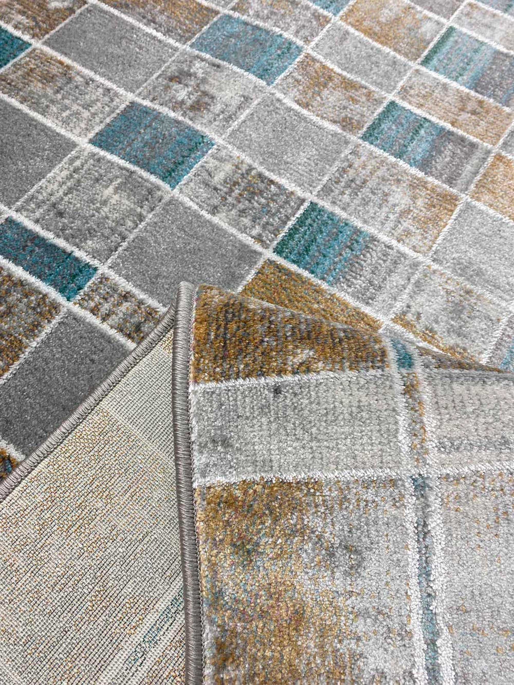 Ковер Ginza 0178YA L.Grey/Green Прямоугольник