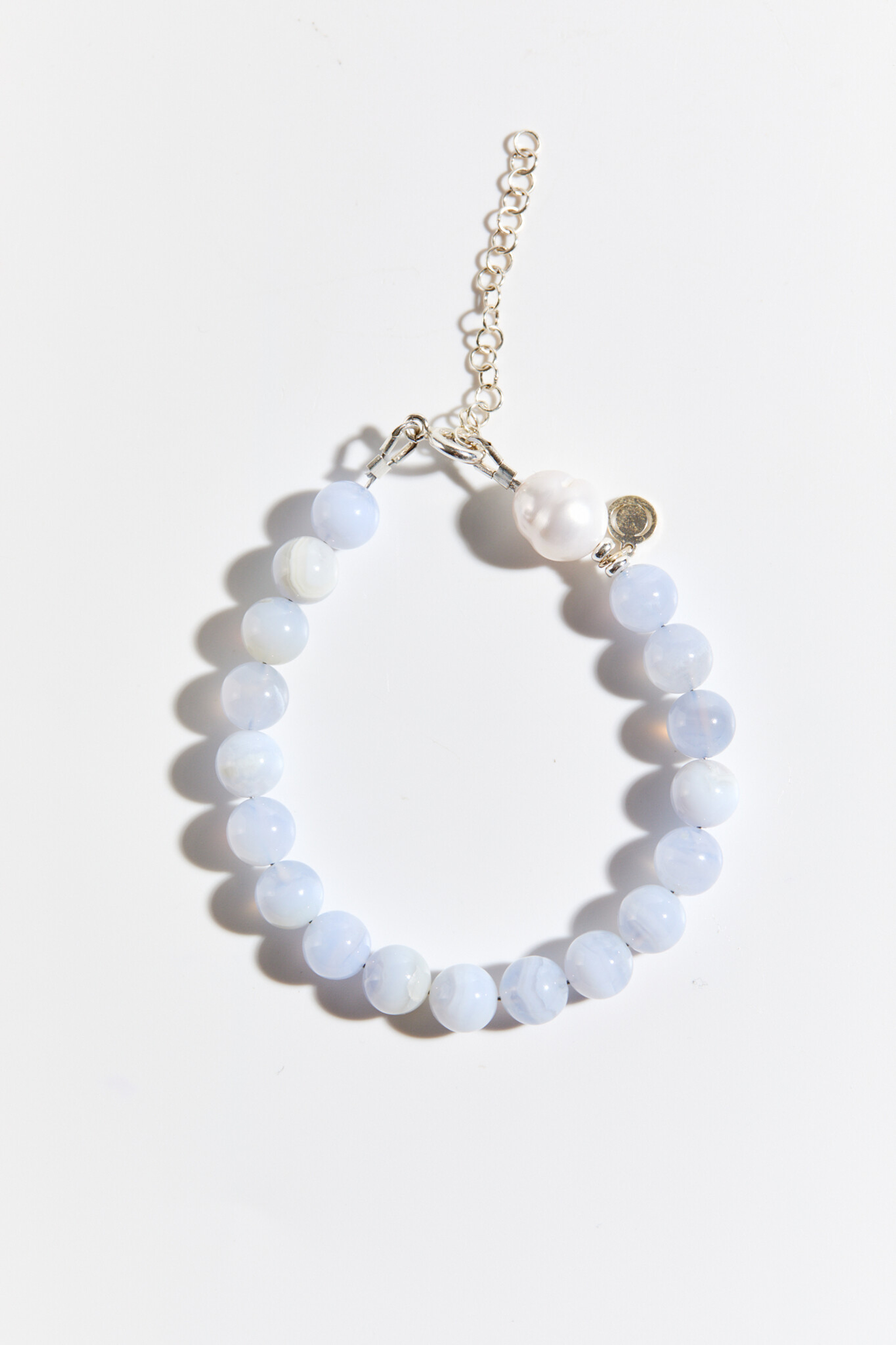 Браслет BLISS из голубого агата