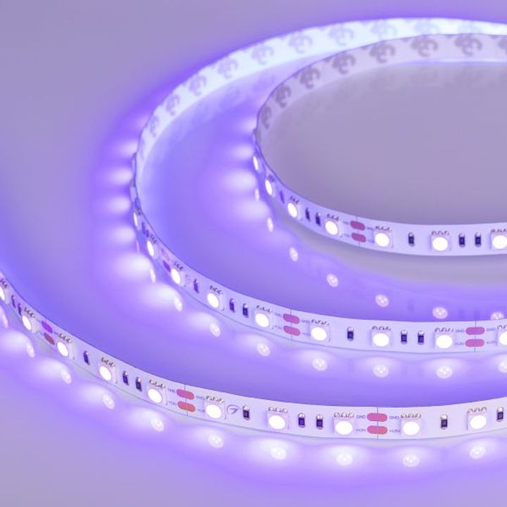 Светодиодная лента Arlight 14,4W/m 60LED/m 5060SMD ультрафиолет 5M 012815(2)
