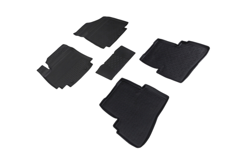 Резиновые коврики с высоким бортом для Hyundai Creta 2016-2020 Seintex.87517