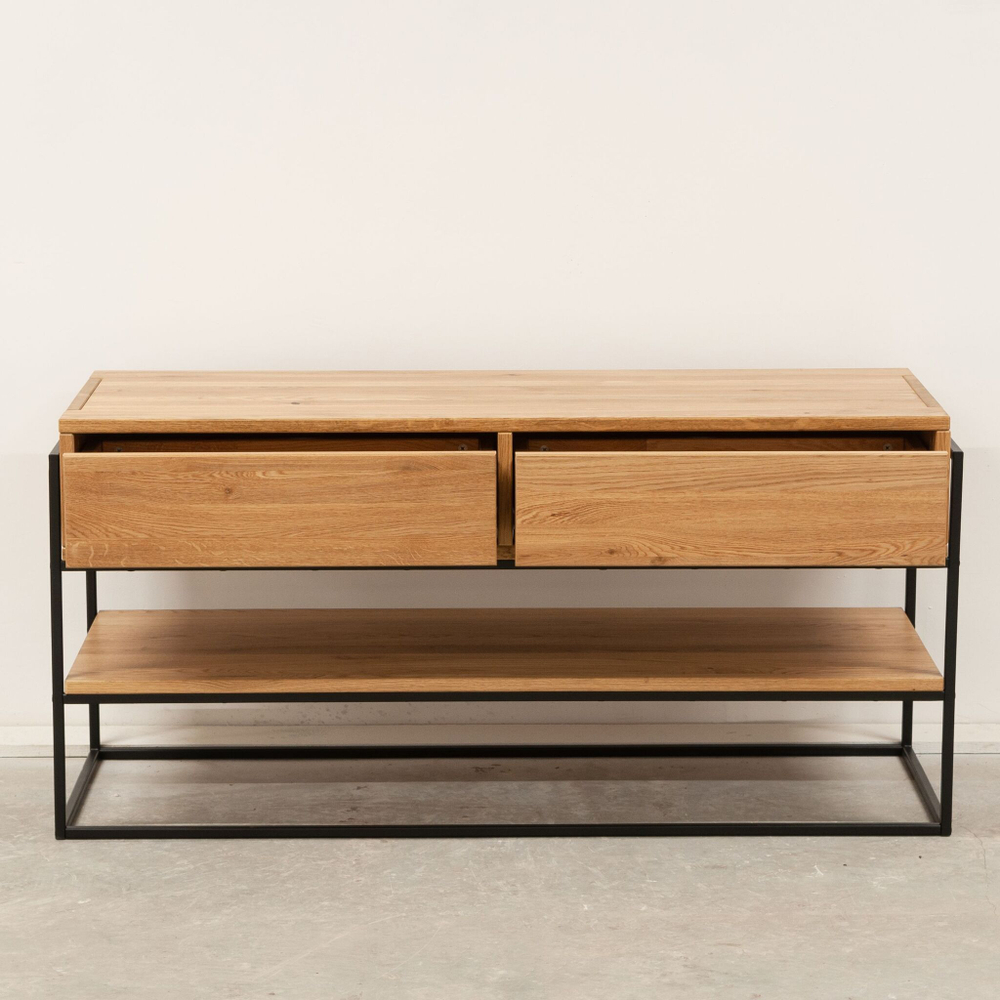 Туалетный столик с ящиками и полкой из дикого дуба