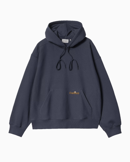 Толстовка Carhartt WIP Hooded Label Script Sweat