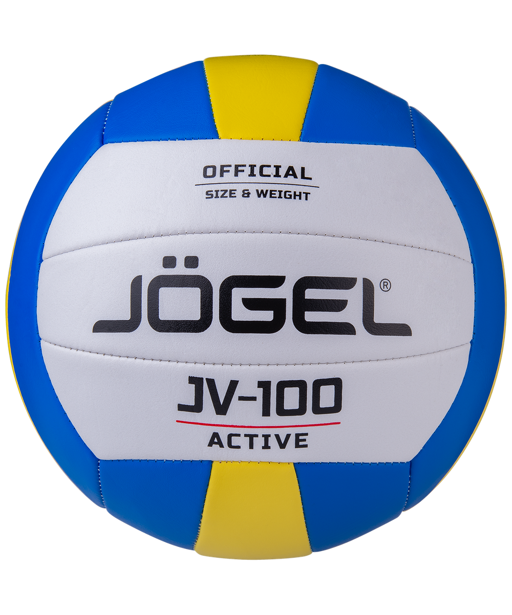 Мяч волейбольный JV-100, синий/желтый
