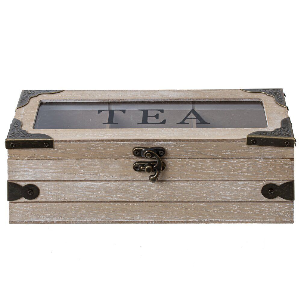 GAEM Шкатулка для чайных пакетиков, L24 W10 H8,5 см