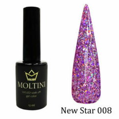 Гель-лак Moltini New Star 008, 12 ml