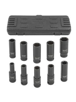 Набор головок ударных глубоких 10пр.,1/2''6гр.(10,12-15,17,19,21,22,24мм), в кейсе FORCEKRAFT FK-4107-5MPB