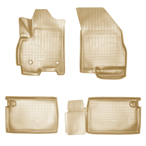 Ковры в салон Norplast/Unidec для EXEED LX (2021-)Полиуретан,Бежевый, арт.NPA11-C115-320-B