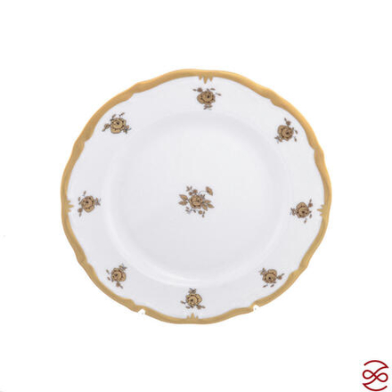 Набор тарелок Queen's Crown Золотая роза 19 см (6шт)