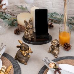 Статуэтка Кролик Эйприл Бронза