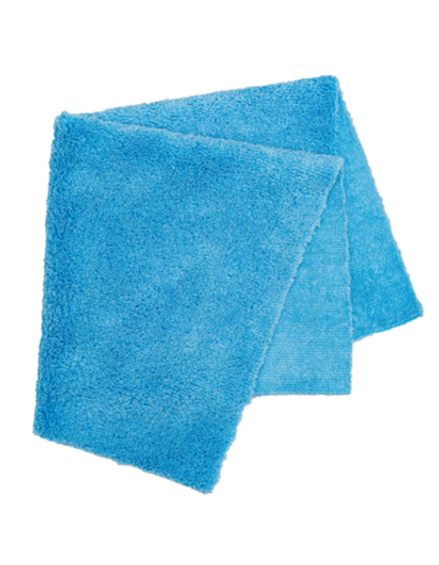 Dry Monster PREMIUM Голубая супер мягкая микрофибра ультразвук. обрезка 40х40см 420гр/м