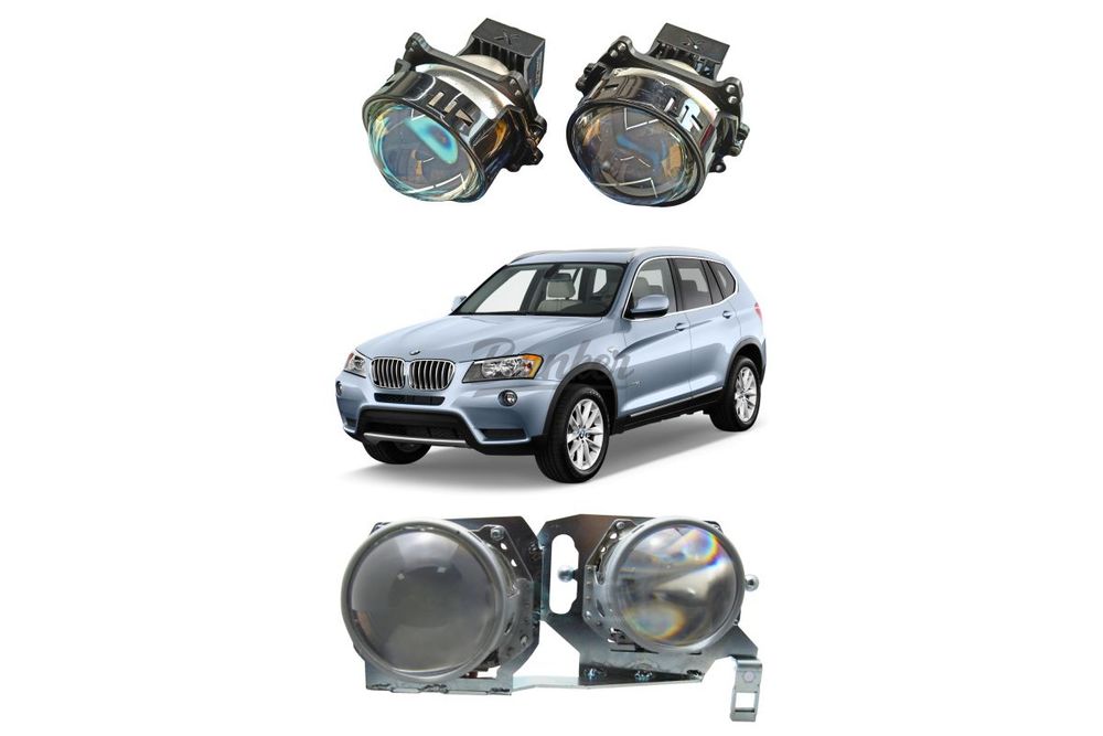 Комплект для замены штатных линз Bosch AL+доп. пара линз, автокоррекор, BMW X3 F25 2014-2017