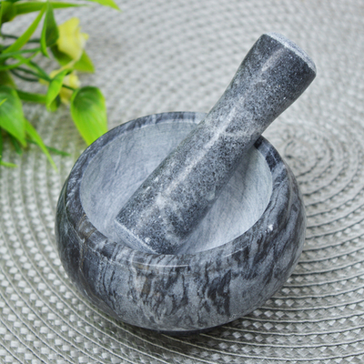 Ступка с пестиком 9*4,5см мрамор, 884-342