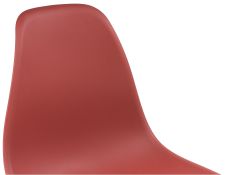 Пластиковый стул Eames PC-015 bordeaux