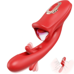 Вибратор Secwell с фингерингом и лизанием, рабочая длина 14,5 см