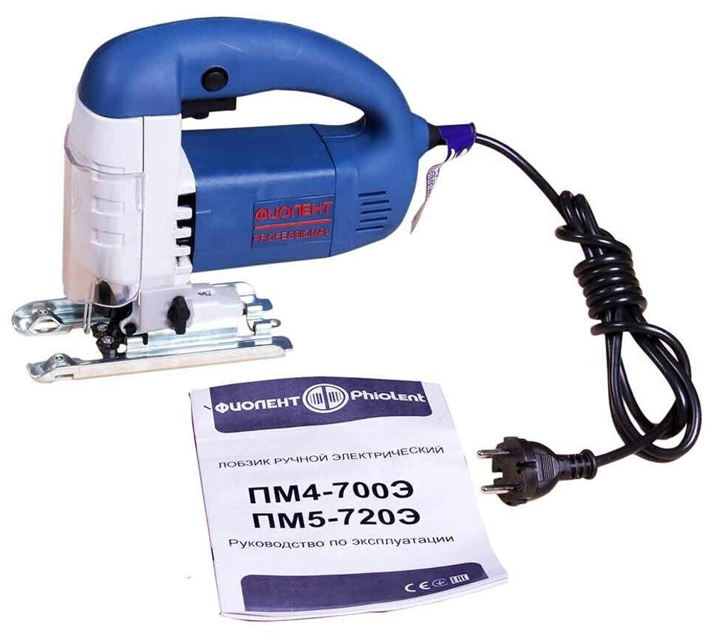 Лобзик электрический Фиолент ПМ4-700Э [700Вт; 0-3000ход; дер/цв/ст-110/20/10мм]