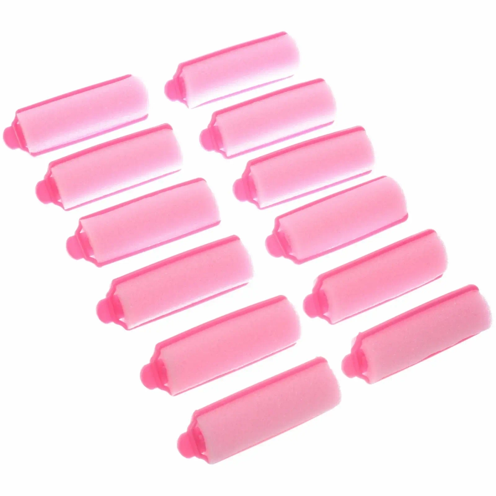 Бигуди поролоновые с зажимом 12шт, цвет микс, d=20мм