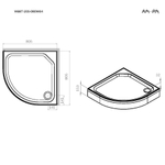 Поддон AM.PM X-Joy W88T-205-080W64 белая