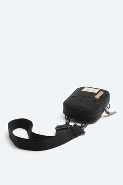 ZARA НЕБОЛЬШАЯ СУМКА В ГОРОДСКОМ СТИЛЕ, ЧЕРНЫЙ