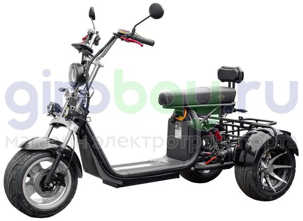 Электроскутер IKINGI X12 PRO TRIKE PLUS 3333W - Черный фото №1