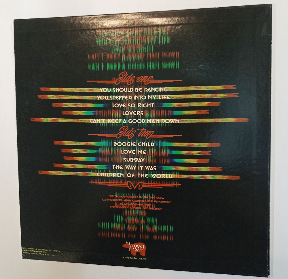 Винтажная виниловая пластинка LP Bee Gees Children Of The World (Japan 1976)