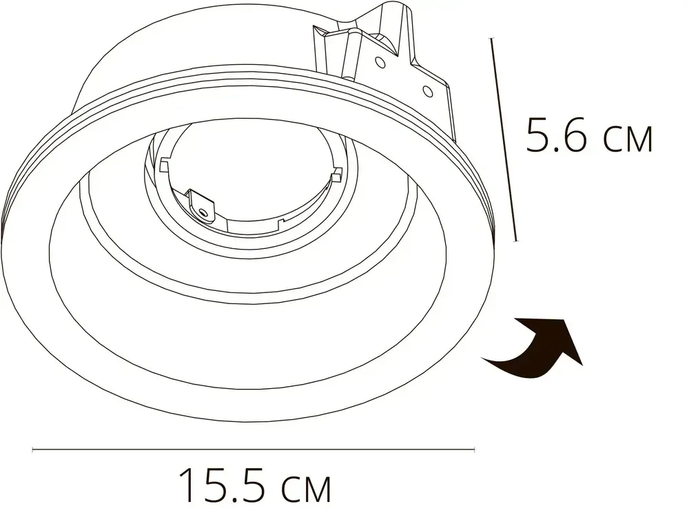 Точечный встраиваемый светильник Arte Lamp