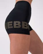 Шорты женские Nebbia 828 Gold Logo Print