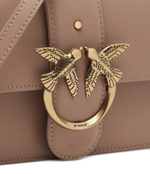 Кожаная сумка через плечо LOVE ONE MINI Pinko - коричневый(100059 A0F1)