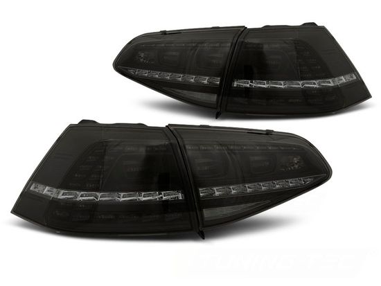 Задние фонари для Volkswagen Golf VII (13-17) LED Smoke