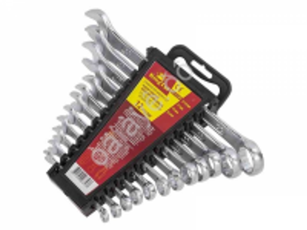 Набор ключей комбинированных 12пр.(6-14,17,19,22мм) на пластик держателе KingTul 3312мпкт