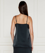 Сатиновый топ Marc Cain - темно-зеленый (XC 61.02 W15)