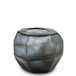 Ваза Guaxs Cubistic Indigo/Smokegrey, 27 см