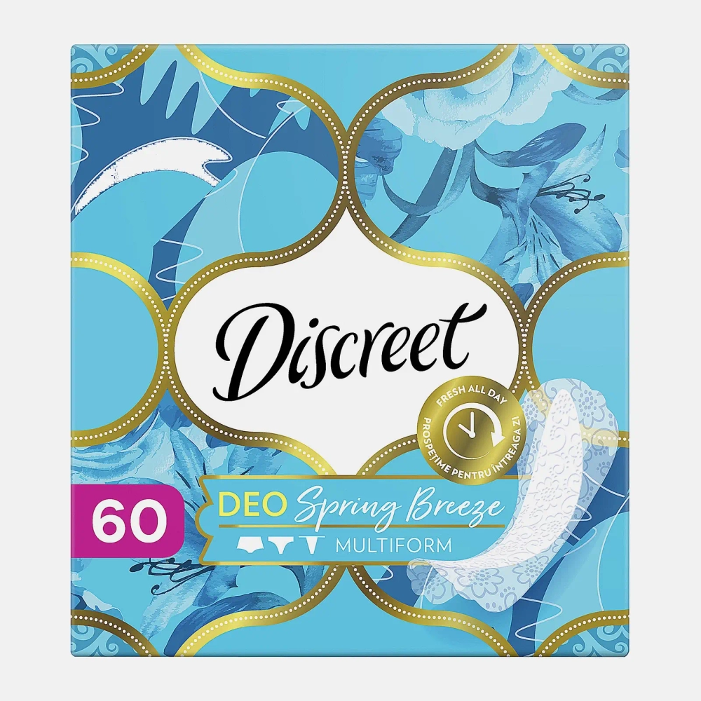 Прокладки Discreet Deo Spring Breeze Multiform 60шт