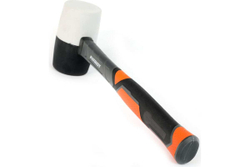 Черно-белая киянка PATRIOT RMF-680BW с фибергласовой рукояткой, 680г 350001116