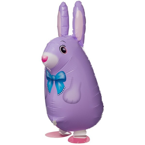 Ходячий шар Заяц фиолетовый 64 см
