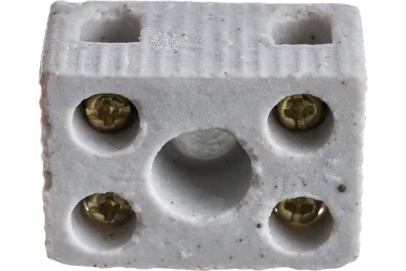 Клемма Navigator NTB-HCR 2*35 35А +350°C керамика белая 30423