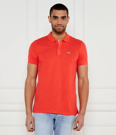 Поло Tommy Jeans - оранжевый(DM0DM20676)