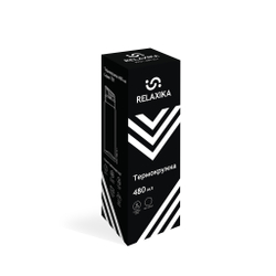 Термокружка Relaxika 701 (0,48 литра), черная