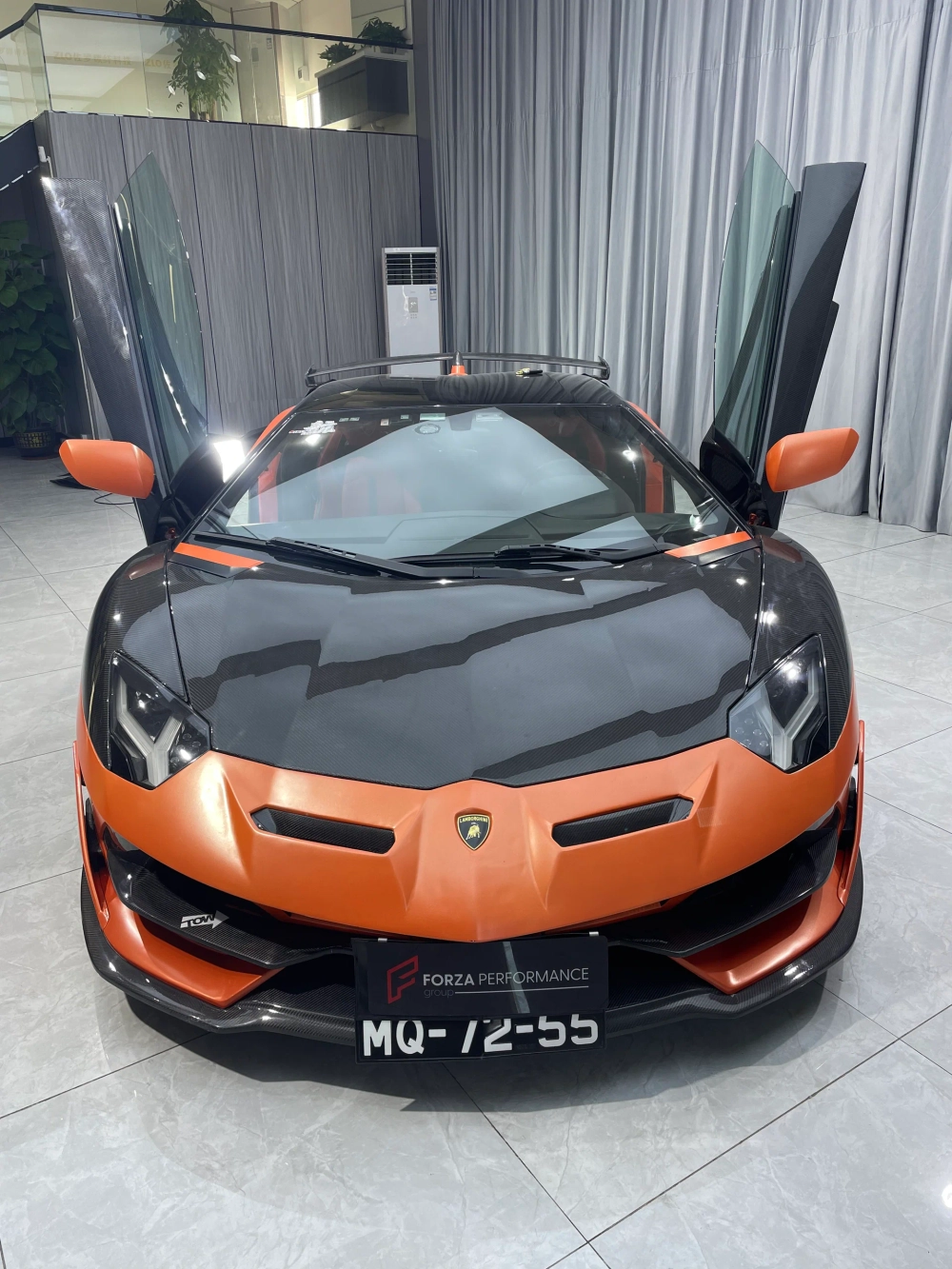 Карбоновый обвес переделка в LP770 SVJ для LAMBORGHINI AVENTADOR LP700 / LP720 / LP750 Ламборгини